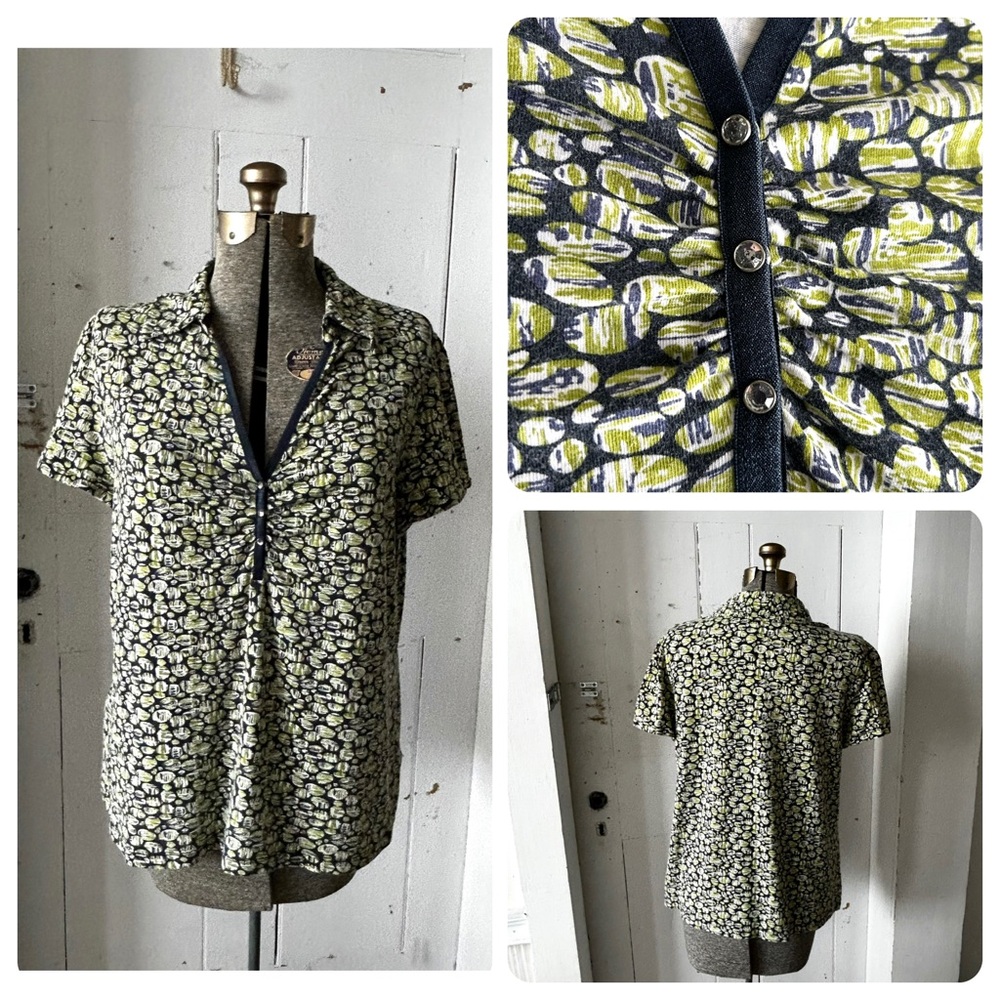 Vintage Y2K Apt. 9  Abstract Top